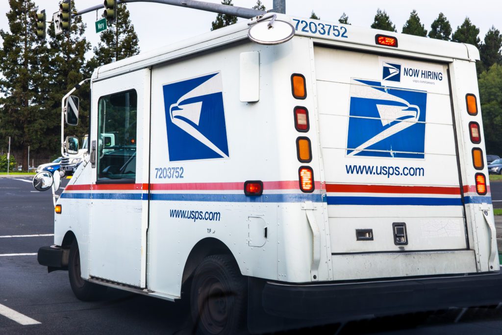 USPS truck - AMS Fulfillment