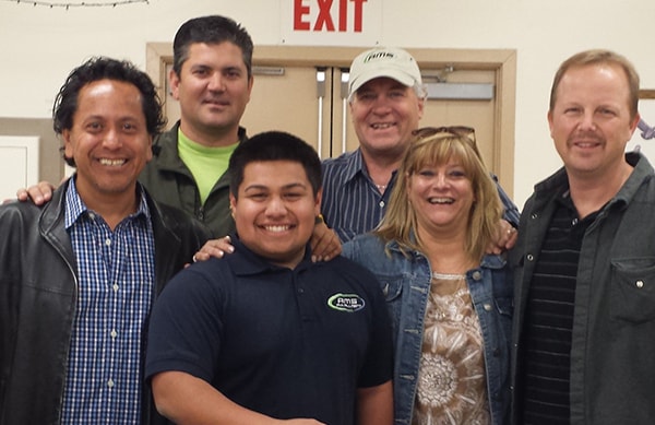 AMS employees including Betty-Lou Wiseman and Jay Catlin