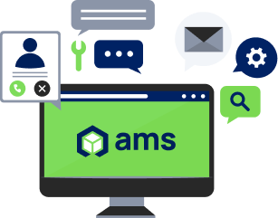 AMS Omnichannel Fulfillment Computer Graphic